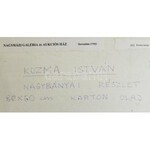 Kozma István (1937- ): Nagybányai részlet. Olaj, karton, jelzett, 80×60 cm. Proveniencia: Nagyházi, 148. árverés, 652...
