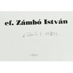 ef.Zámbó (efZámbó) István (1950): Kis egész (ars poetica). Szitanyomat, merített papír, jelzett, számozott: 37/50...