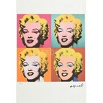 Andy Warhol (1928-1987): Négyszögletes Marylin Monroe Litográfia, papír. Sorszámozot 39/100 jelzett a nyomaton...