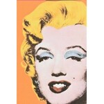Andy Warhol (1928-1987): Négyszögletes Marylin Monroe Litográfia, papír. Sorszámozot 39/100 jelzett a nyomaton...