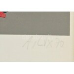 Lux Antal (1935-): Szerenád egy vízcsapnál, 1970. Szitanyomat, papír. Jelzett és datált (A Lux '81), számozott: 2/32...