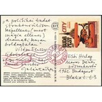 Galántai György (1941-): I have been opened for fity years, 1991. Mail art, papír. Jelzett. Számozott (100/29)...