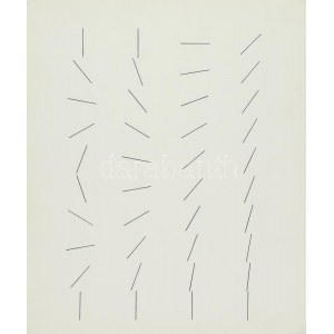Hartmut Böhm (1938-): Struktúrák. Szitanyomat, papír, jelzett a hátoldalán, üvegezett fa keretben...