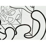 Victor Vasarely (1908-1997): Játék. Szitanyomat, papír, jelzett és számozott (96-100). 25x39,5 cm...