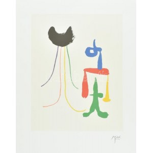 Joan Miró (1893-1983): Parler seul, 1948/2004. Computer print, papír. Jelzett a print alatt nyomtatva...