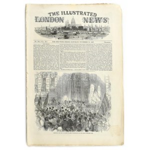 1847 Lánchíd fametszetű illusztrációja a The Illustrated London News 1847. nov. 20. számában...