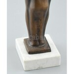Rigasz Hondromatidisz (1942 - 1996): Család. Patinázott bronz. Jelzett. m: 41,5cm 1942. január 1...