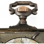 cca 1880 Loehr perpetual patent niellós ezüst zsebóra automata nikkelezett kalapácsos, kulcsos felhúzású szerkezettel...