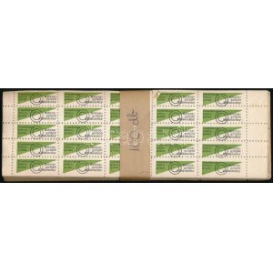 ~1960 Bélyeggyűjtő küldemény, gondosan bélyegezni levélzáró 100 db 25-ös teljes ív ...