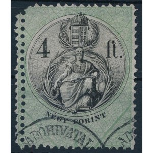 1868 4Ft kettős fogazással / double perforation