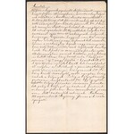 1881 Haynald Lajos (1816-1891) kalocsai érsek által aláírt, latin nyelvű okirat, levél ...