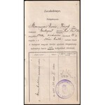 1921 Bp., M. kir. egyetemi közgazdaságtudományi kar fényképes leckekönyve, számos bejegyzéssel, aláírásokkal ...