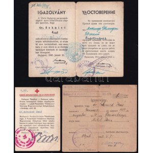 1944 dec. 21. Bp., a Nemzetközi Vöröskereszt Bizottság Magyarországi Delegációja által kiadott...