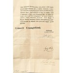 1848 június Moson vámegyének megküldött vármegyei körözvények és hivatalos értesítések listája 7 nyomtatott oldalon Nyék