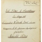 1851-1852 Incze József (1797-1886) honvéd százados kézirata: (Alain René) Le Sage: 'Gil Blas' c. regényének...