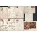 cca 1930-50 Eleőd (Eleöd) Anikó (1908-2007) és Iglói László Pál síbajnok pár fotói, levelei, képeslapjai, igazolványai...