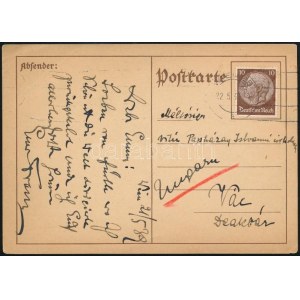 1939 Lehár Ferenc (1870-1948) zeneszerző német nyelvű, autográf levelezőlapja vitéz Papházay Istvánnénak. . ...