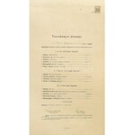 1919 Polgári leányiskolai rajztanítónői oklevél a kor neves képzőművészei, tanárai aláírásaival: Szinyei Merse Pál ...