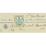 1897 Első Soproni Serfőzde díszes fejléces számlája / Brewery invoice