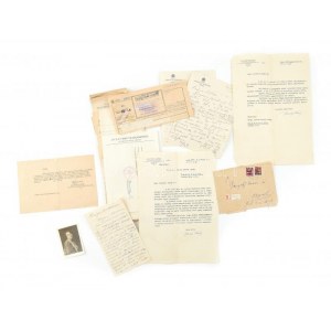 1945 Gergely, Goldberger Oszkárné holokauszt áldozat keresése ügyében íródott néhány dokumentum...