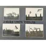 1933 Gödöllő, a IV. világjamboree eseményeit megörökítő fotóalbum 92 db különböző méretű fotóval, rajtuk Sir Baden...