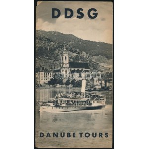 cca 1920-1930 DDSG Erste Donau-Dampfschiffahrts-Gesellschaft Vienna Danube Tours ...