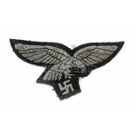 Luftwaffe tiszti felvarró és tiszti sapkajelvény / Luftwaffe officer sign + cap badge