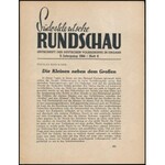1944 Südostdeutsche Rundschau, a Magyarországi német népcsoport újságja, 6. szám. Többek közt II. világháborús hírekkel...
