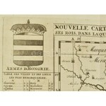 1708 Nouvelle carte de la Hongrie divisee selon ses differents Etats, avec une chronologie de ses Ducs et de ses Rois...