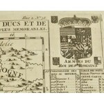 1708 Nouvelle carte de la Hongrie divisee selon ses differents Etats, avec une chronologie de ses Ducs et de ses Rois...
