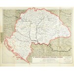 1909 Dr. Havass Rezső: A Magyar Birodalom közjogi térképe az 1867: II., 1868: XXX. törvénycikkek alapján. Magyar...