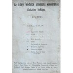 cca 1910 Az Erdélyi Medence antiklinális vonulatainak átnézetes térképe. Összeállította: dr. Böckh Hugó. 1 : 200.000...