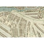 1925 Der Hafen von Hamburg, Reiherstieg Schiffswerfte und Maschinenfabrik / Hamburg kikötőjének térképe...