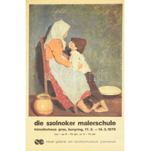 Die szolnoker Malerschule, kiállítási plakát, 82×56 cm