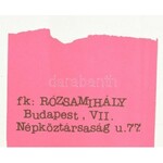cca 1989-1990 Válassz, Magyar Radikális Párt plakátja, feltekerve, 64x45,5 cm