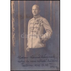 1929 Taróczy Nándor (1874-1973) altábornagy, hírszerző diplomata, a lengyel-magyar kapcsolatok kiemelkedő alakja...