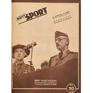 1941-1942 Képes Sport III. évf. 1-52. sz., 1941 jan. 8.-dec. 30., és IV. évf. 1-51. sz., 1942. jan. 6.-dec 22...