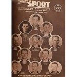 1941-1942 Képes Sport III. évf. 1-52. sz., 1941 jan. 8.-dec. 30., és IV. évf. 1-51. sz., 1942. jan. 6.-dec 22...