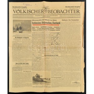 1945. 01. 26. A Völkischer Beobachter c. náci újság 58 évf 22 száma