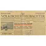 1945. 01. 26. A Völkischer Beobachter c. náci újság 58 évf 22 száma