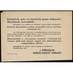 1956 Vegyes 1956-os röplapok, Orvos Barátaink. Ne löjjetek! orosz, és magyar nyelven; Munkások, értelmiségiek...
