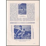 1956 Bucuresti, Campionatele Internationale de Atletism / Bukarest, Nemzetközi Atlétikai Bajnokság műsorfüzete, 16 p....