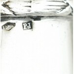 Ezüst (Ag) Szalvétaggyűrű. Jelzett. Jó állapotú. nettó: 33,6 g, d: 5 cm