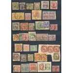 1900-1913 Szép lebélyegzések 462 db Turul bélyegen, közte sok ritka ...