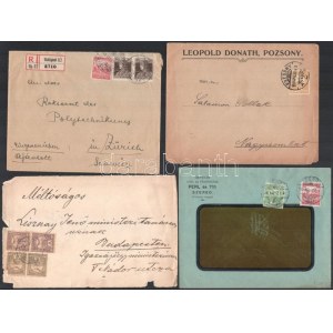1900-1918 21 db magyar küldemény illetve levél előlap / 1900-1918 21 covers / cover fronts