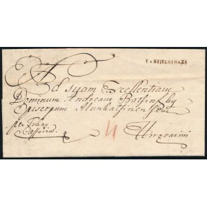 1791 Portós levél / Unpaid cover V . NYIREGYHAZA - Ungvarini
