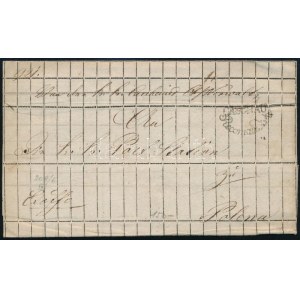 1841 Ex offo CASCHAU / Recomandirt  - Polena