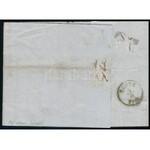 1859 5kr + 10kr I + II típus levélen / on cover KARSTADT - Pesth