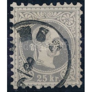 1867 25kr szürkésibolya / Mi 40 gray-violet (P)EST (55.000)