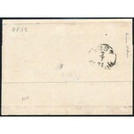 1871 1867-es 2kr és Kőnyomat 3kr vegyes bérmentesítés távolsági levélen (2 oldalhajtóka hiány) (ex Wyler, Kostyál) ...